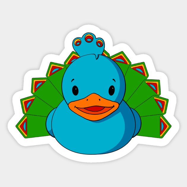 Peacock rubber duck discount